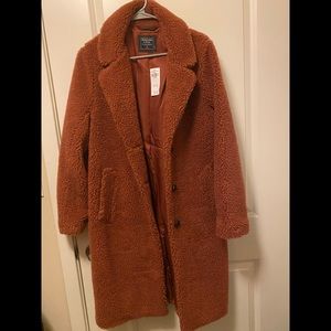 Abercrombie teddy coat